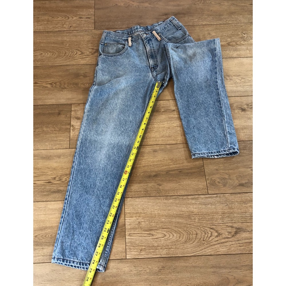 VTG Lee Jeans Womens 30x30 High Rise 80s 90s Y2K Mom High Straight Riders READ - Picture 5 of 8